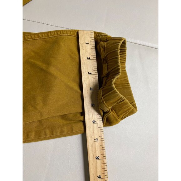 Faherty Womens Mustard Twill Joggers Pants Size 26 Casual Classic 26" Preppy - Picture 8 of 16